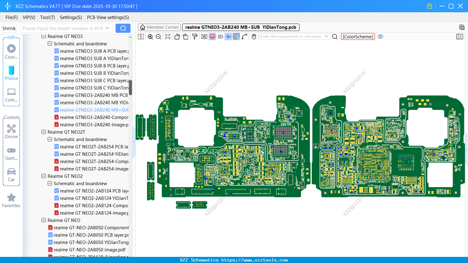Realme GTNEO3-2AB240 MB+SUB bitmap